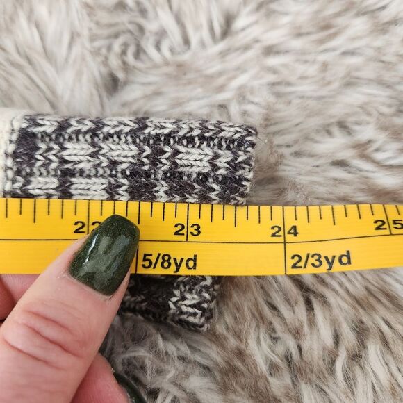 ana A New Approach Striped Knit Cardigan Cream and Black Size Small - Picture 9 of 10